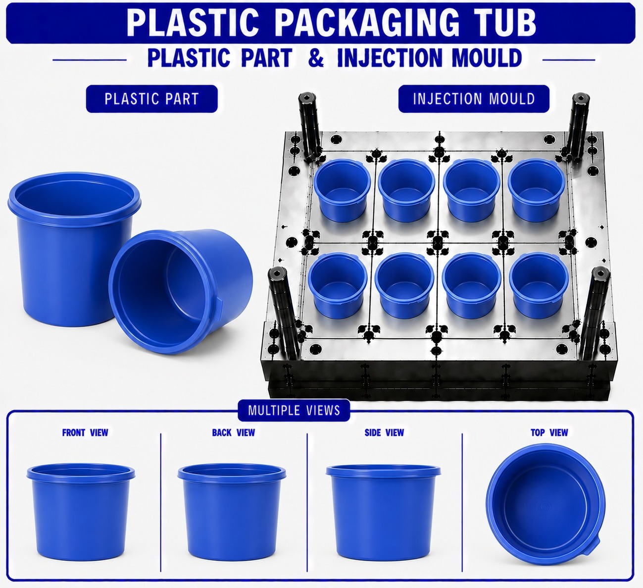 Plastic Packaging Tub  Mould and Moulding Service